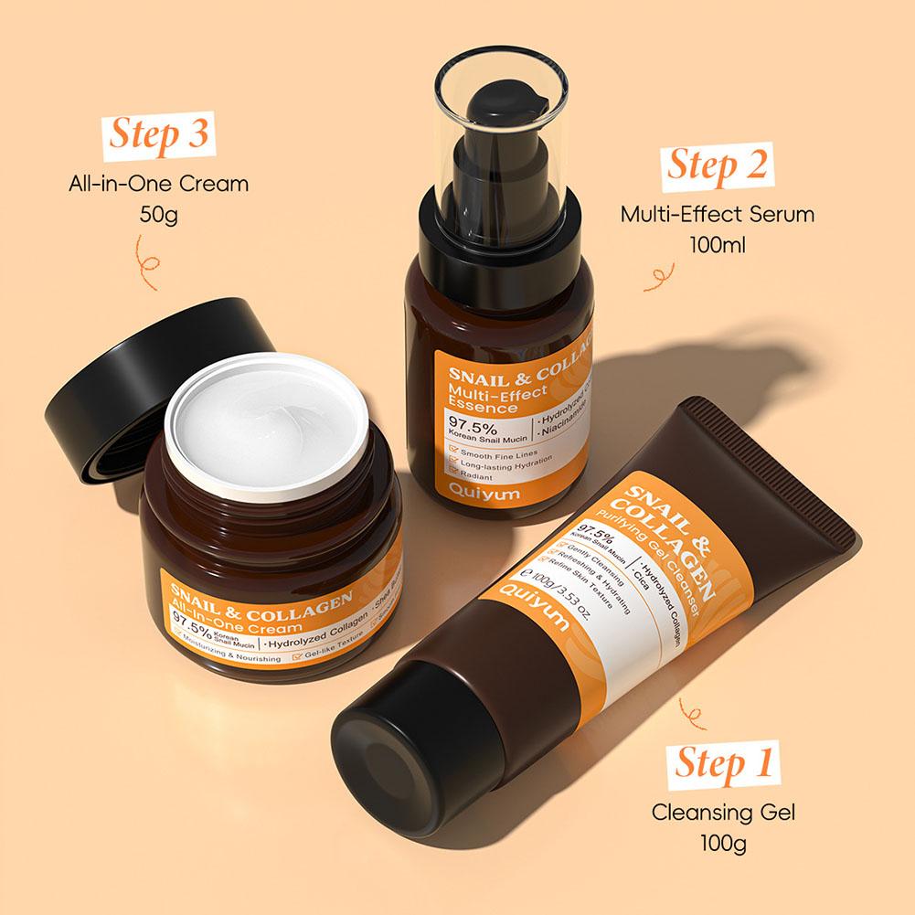 Snail Cream Gel - Snail Collagen Cleansing Gel 100g Hydrating