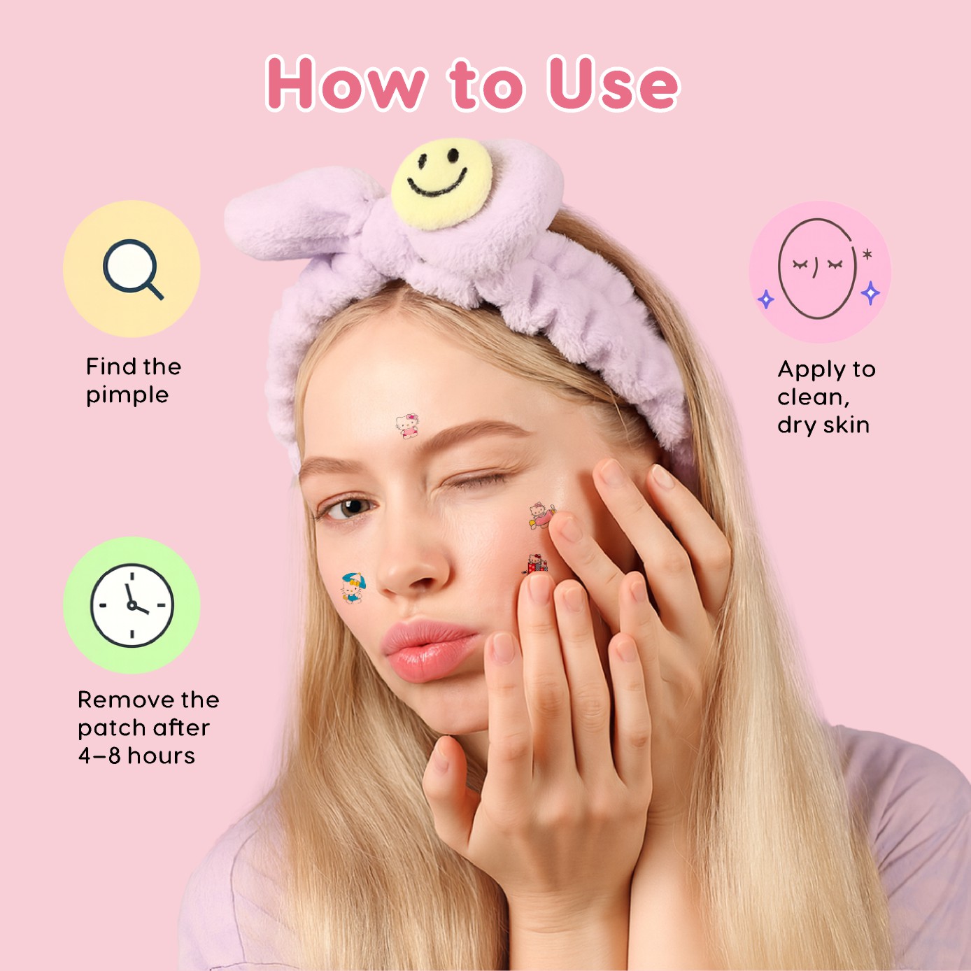 40/80PCS Hello Kitty Acne Patc - Skincare Moisturizer 评论和价格