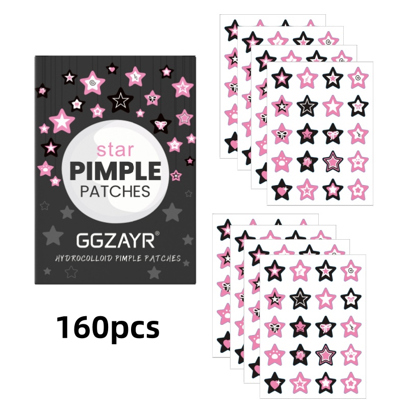 80/160pcs Star Acne Patch Set  - Skincare Moisturizer 评论和价格