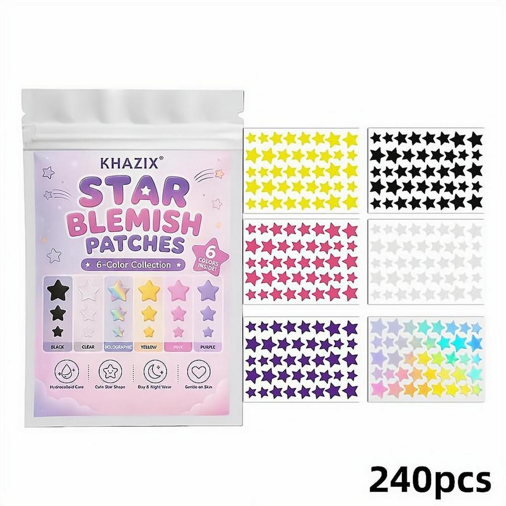 Seven-Color Star Pimple Patche - Skincare Moisturizer 评论和价格