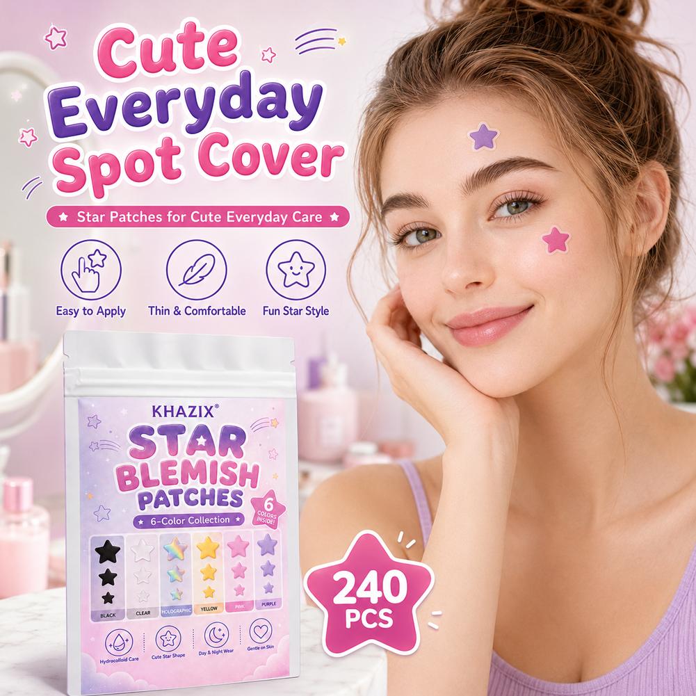 Seven-Color Star Pimple Patche - Skincare Moisturizer 评论和价格
