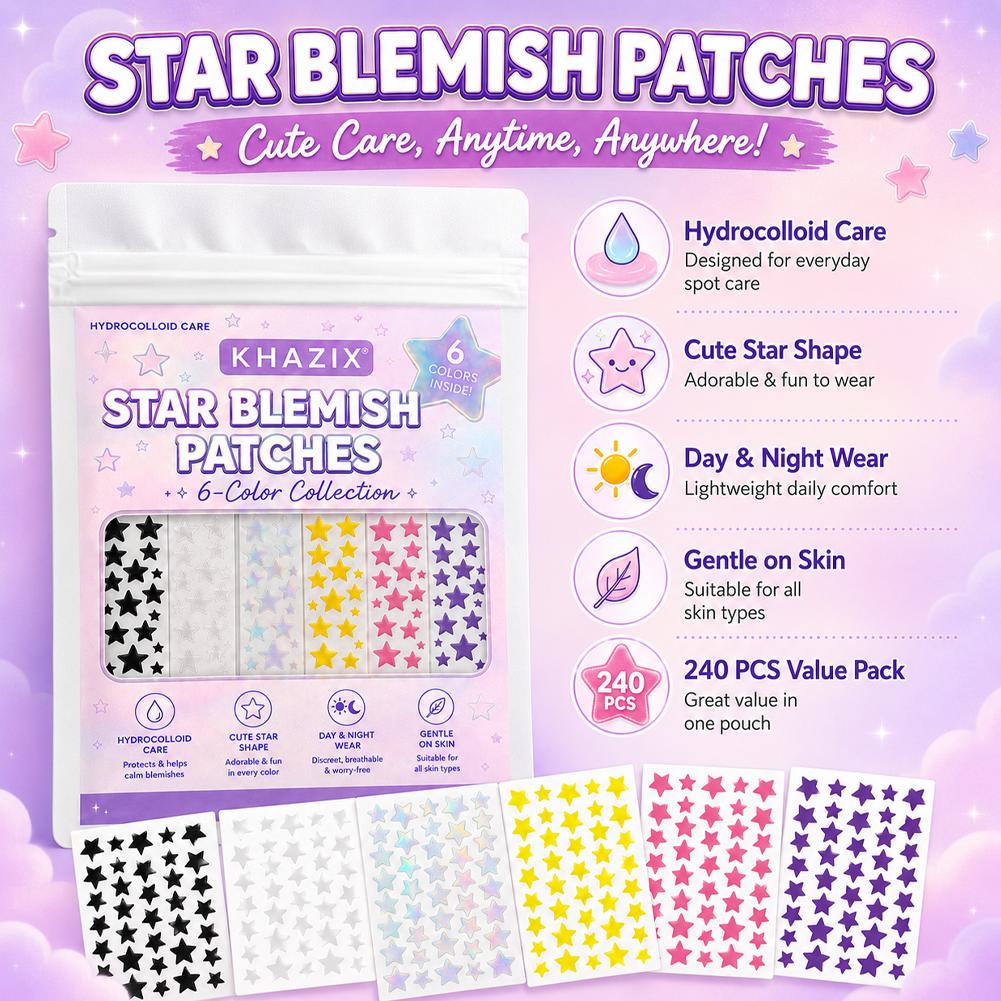 Seven-Color Star Pimple Patche - Skincare Moisturizer 评论和价格