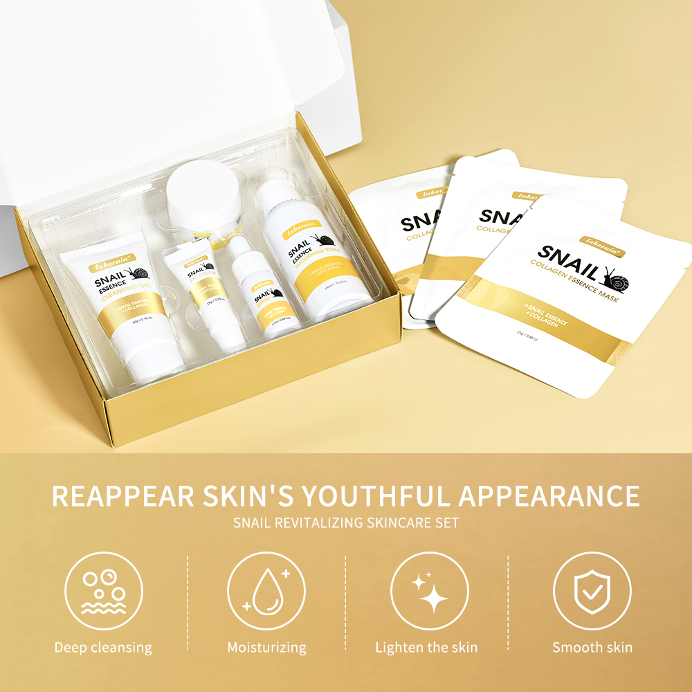 8Pcs Snail Essence Moisturizin - Snail Cream Gel 评论和价格